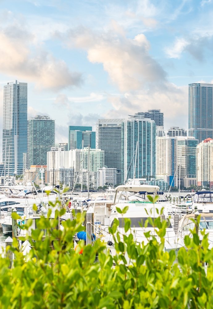 Miami - Boats and Skyline